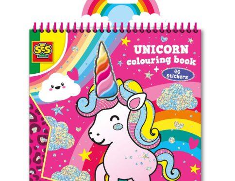 Carte de colorat Unicorn
