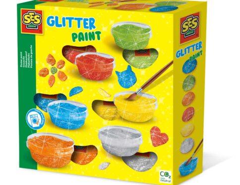 Set acuarele pasta glitter (guasa)