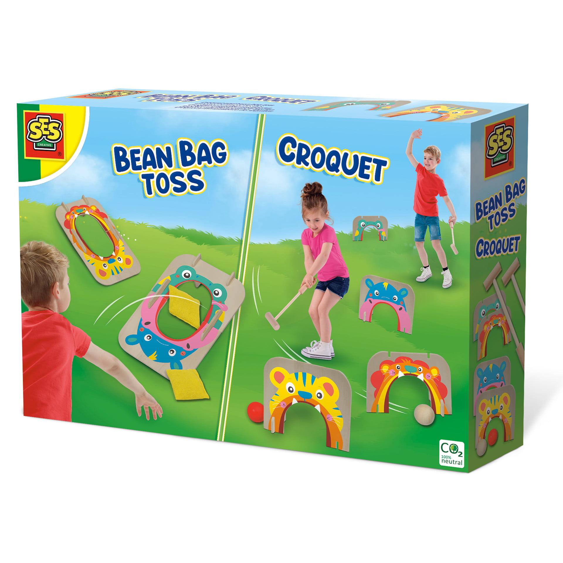 Joc de petrecere – Crochet si arunca saci 2 in 1