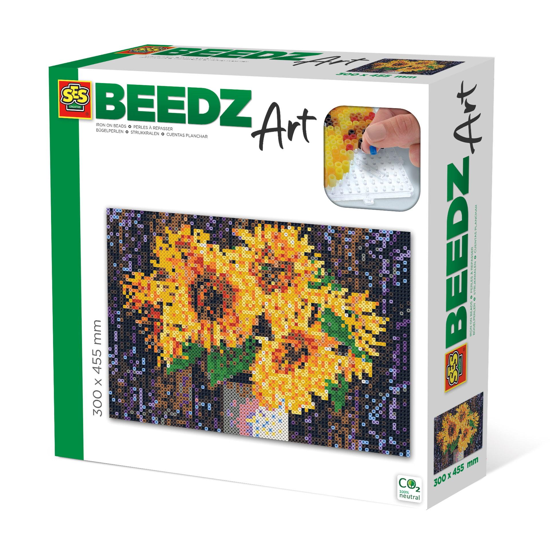 Set margele de calcat Beedz Art – Floarea soarelui