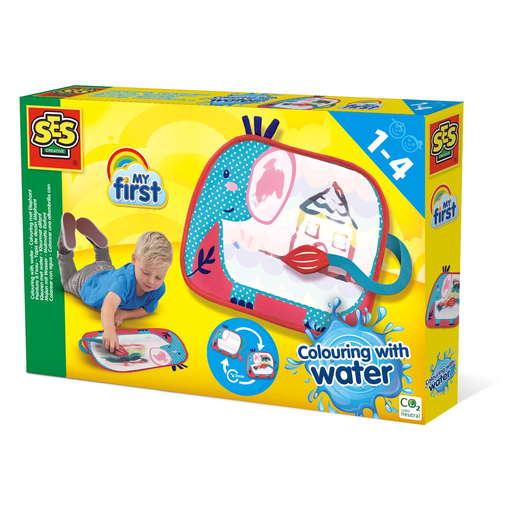My first – Coloreaza cu apa covoras cu elefant