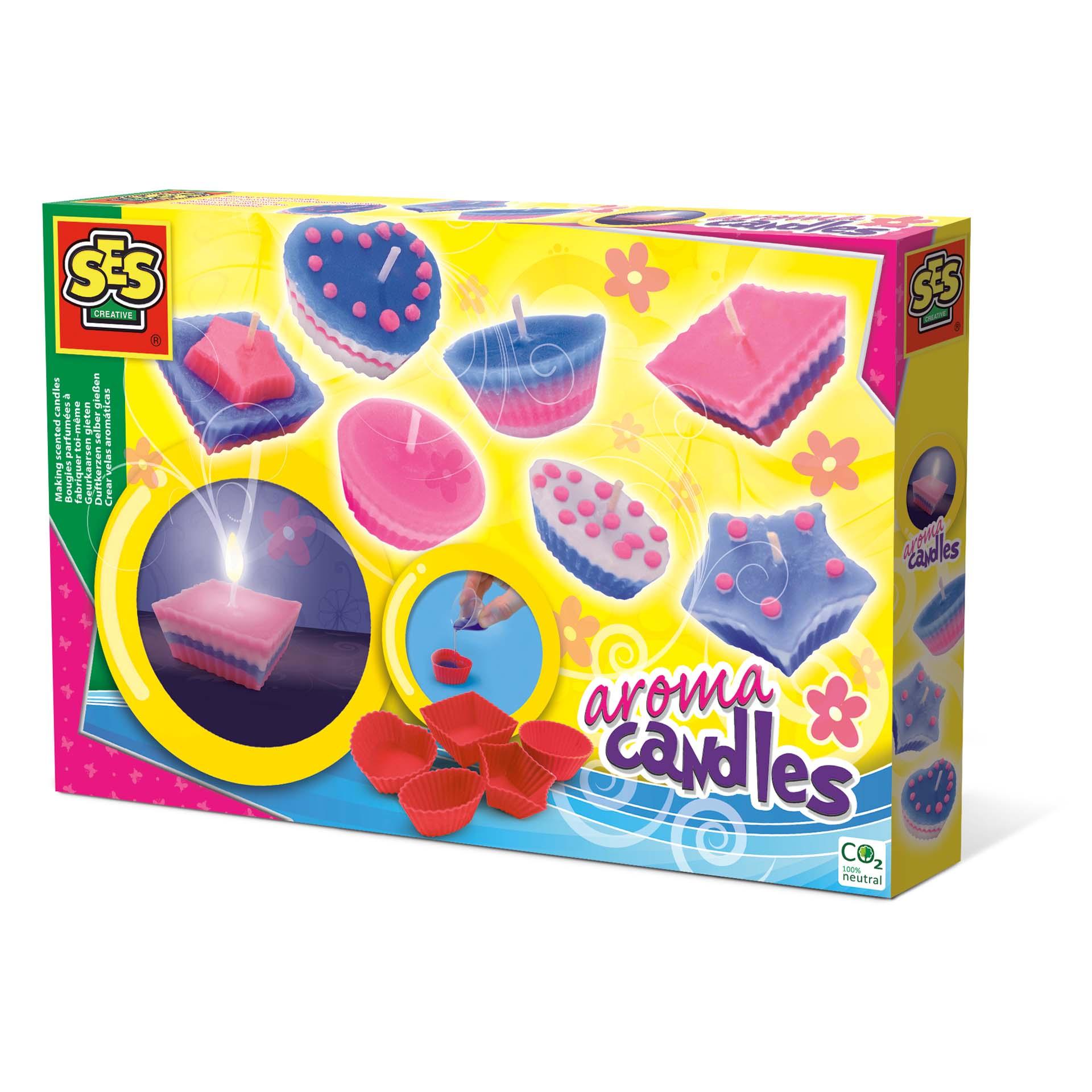 Set creativ copii – Creez lumanari parfumate