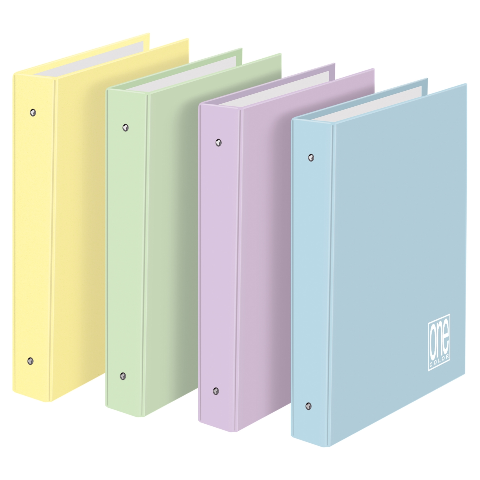 Clasor A4 cu inele - Pastel One Color (26×32 cm)
