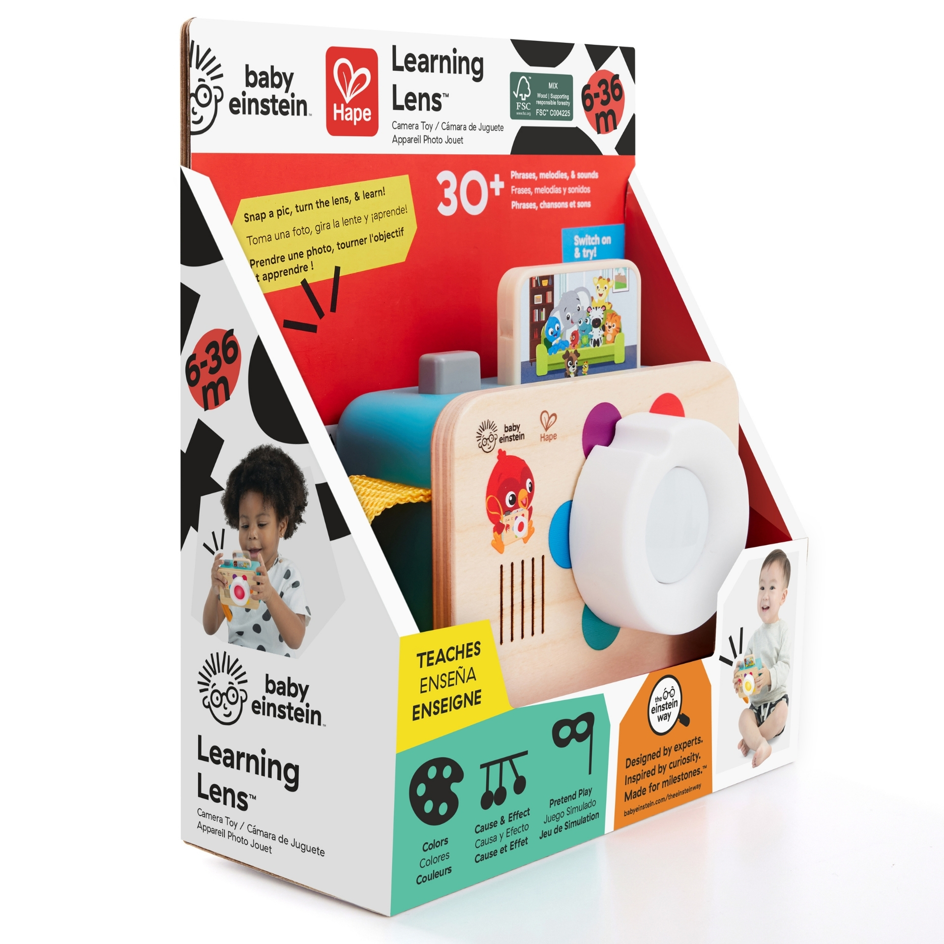 Jucarie din lemn - Aparat de fotografiat