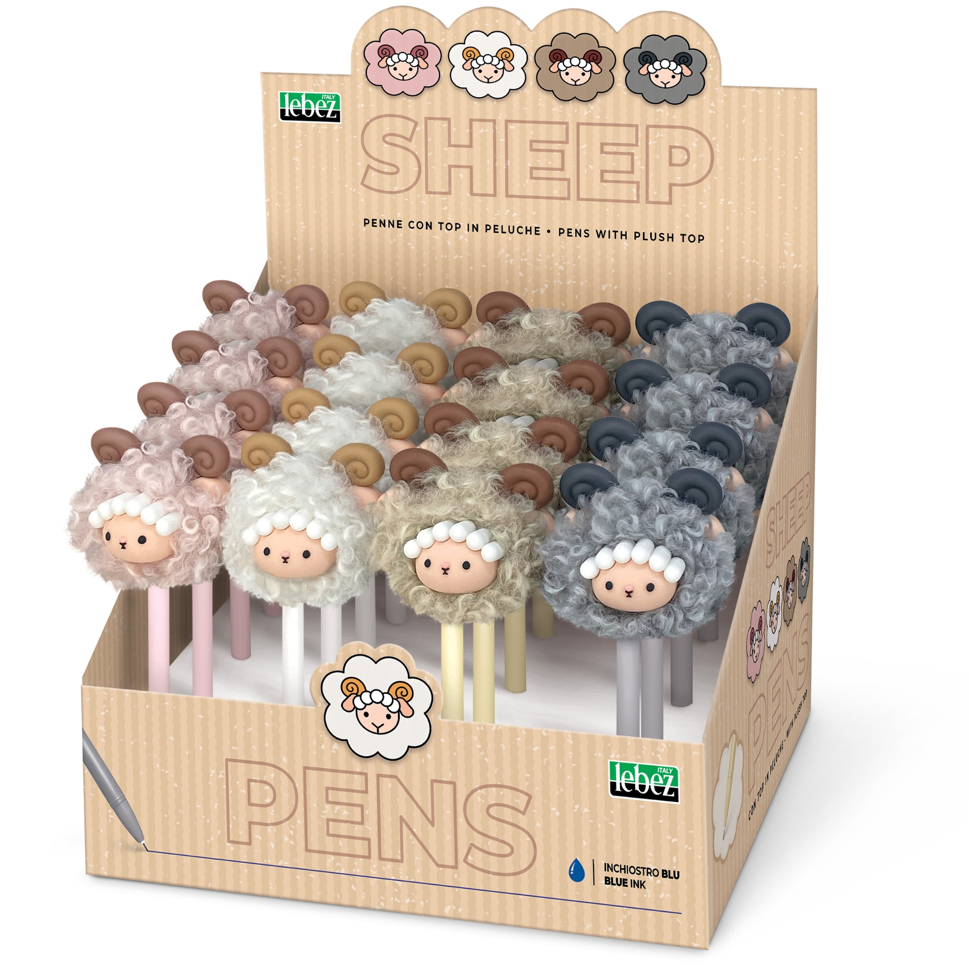 Pix 3D Oite/Sheep, ø 7 cm (16 buc/display)