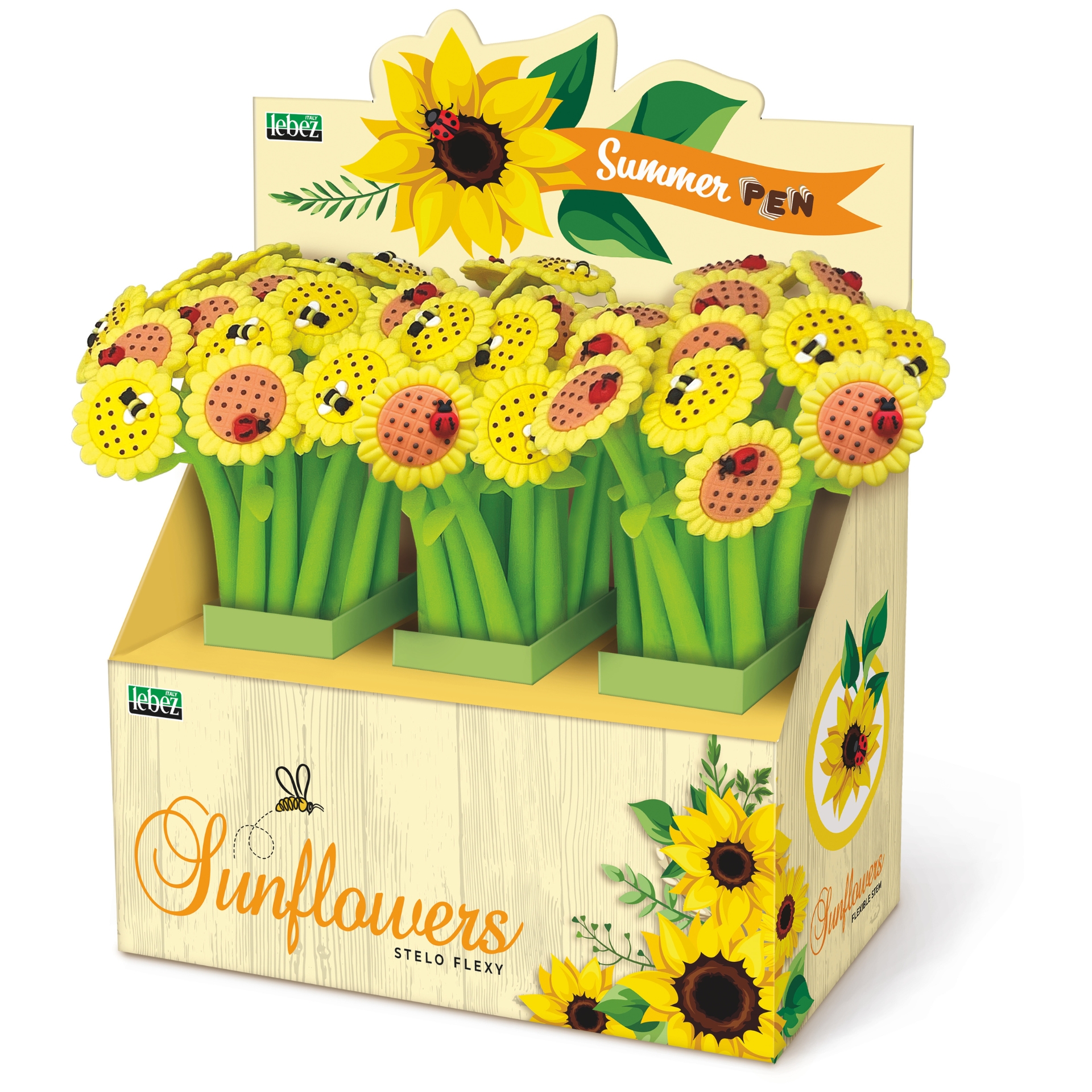 Pix flexibil Floarea-Soarelui, ø 3.5 cm (36 buc/display)