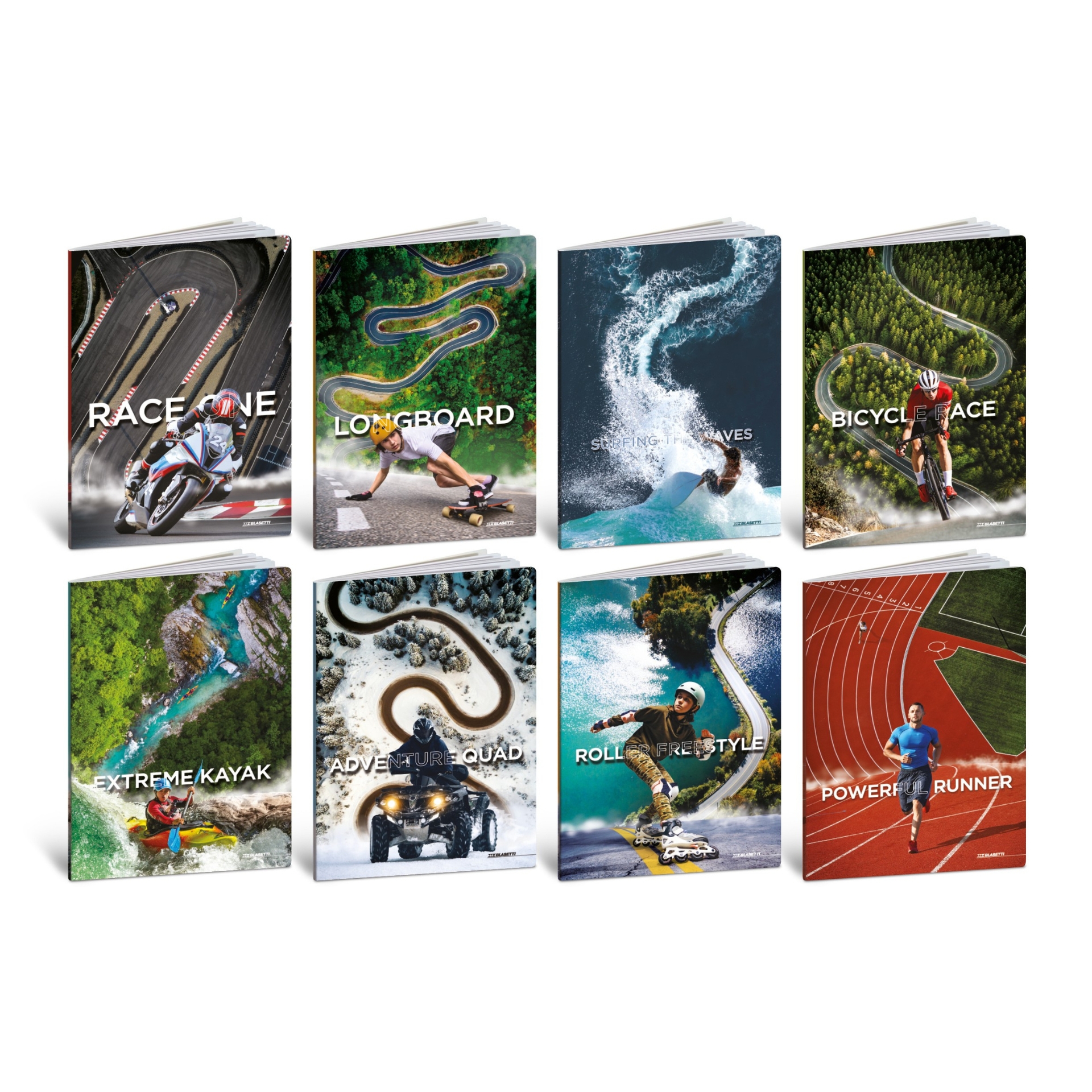 Caiet A4 de exercitii, coperta tare - Pista sportiva, 80 g/m2, 40 pag. (Matematica)