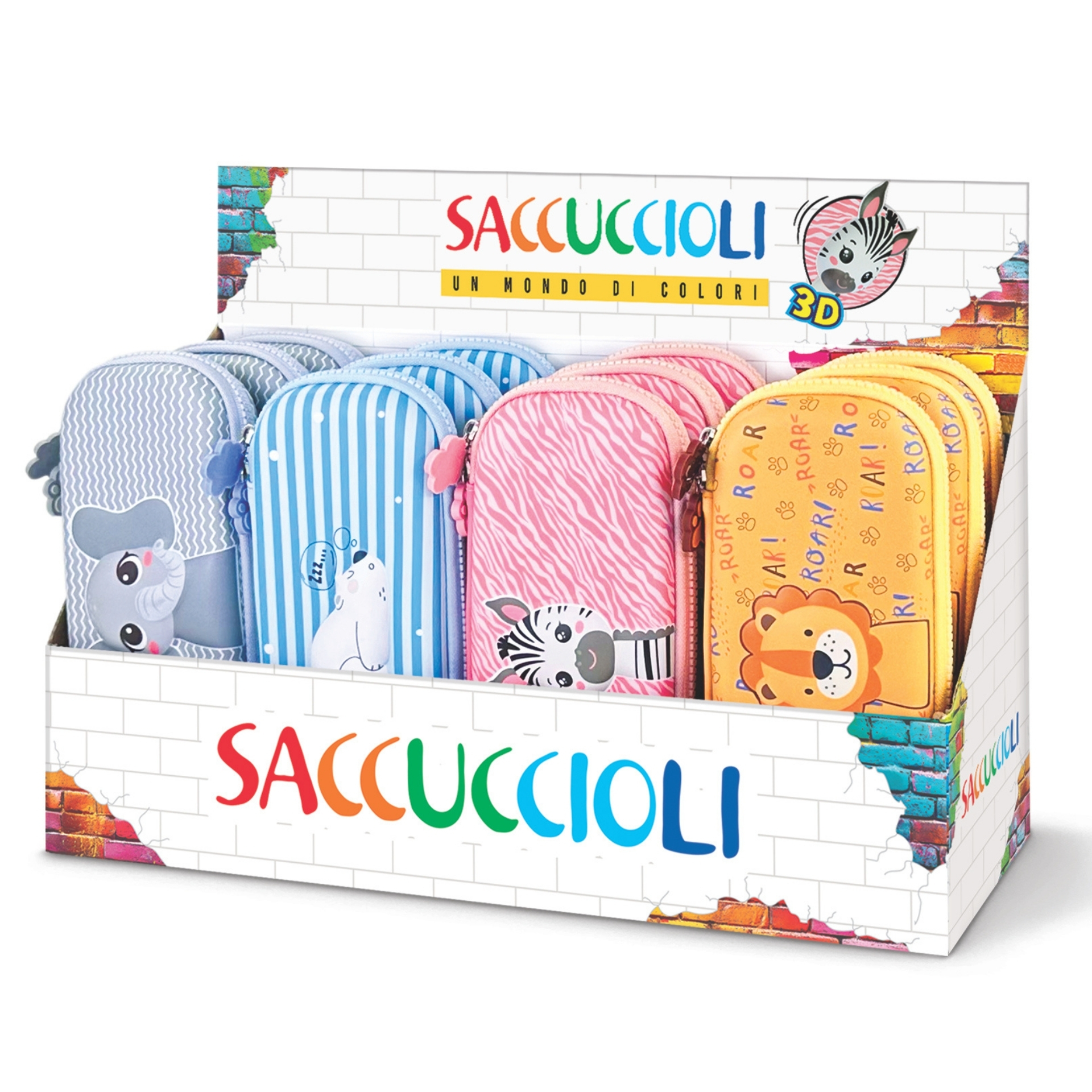 Penar Sweet Animals – cu design animalute 3D (12 buc/display)