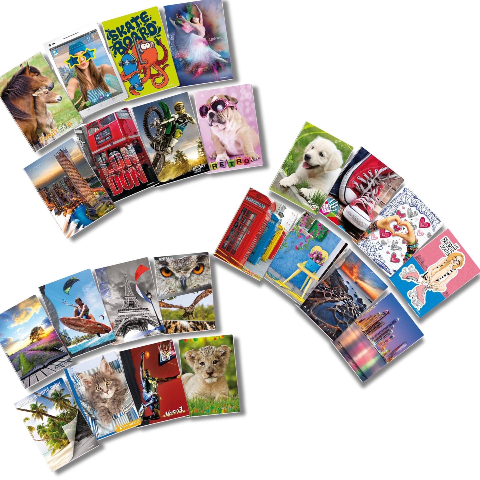 Caiet A4 de exercitii - Super selectie, 80 g/m2, 40 pag. (Dictando)