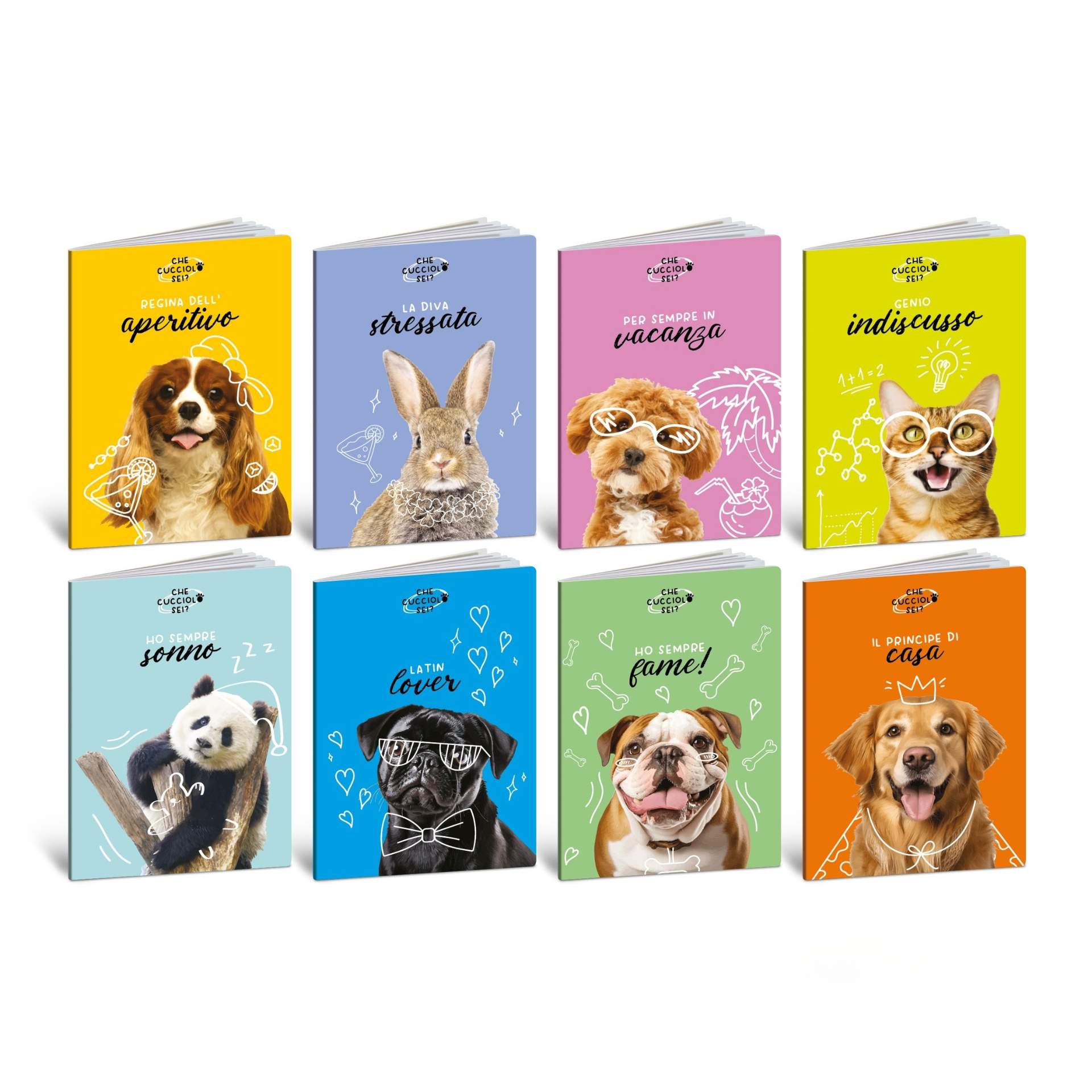 Caiet A4 de exercitii, coperta tare – Ce animalut esti?, 80 g/m2, 40 pag. (Dictando)