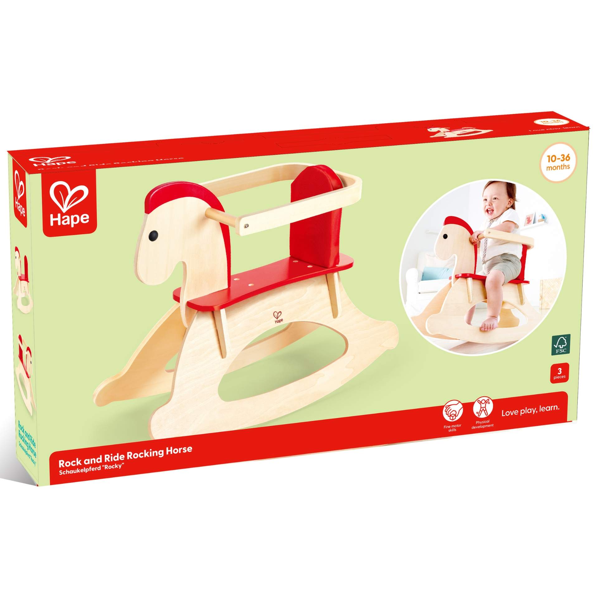 Jucarie din lemn - Balansoar pentru copii