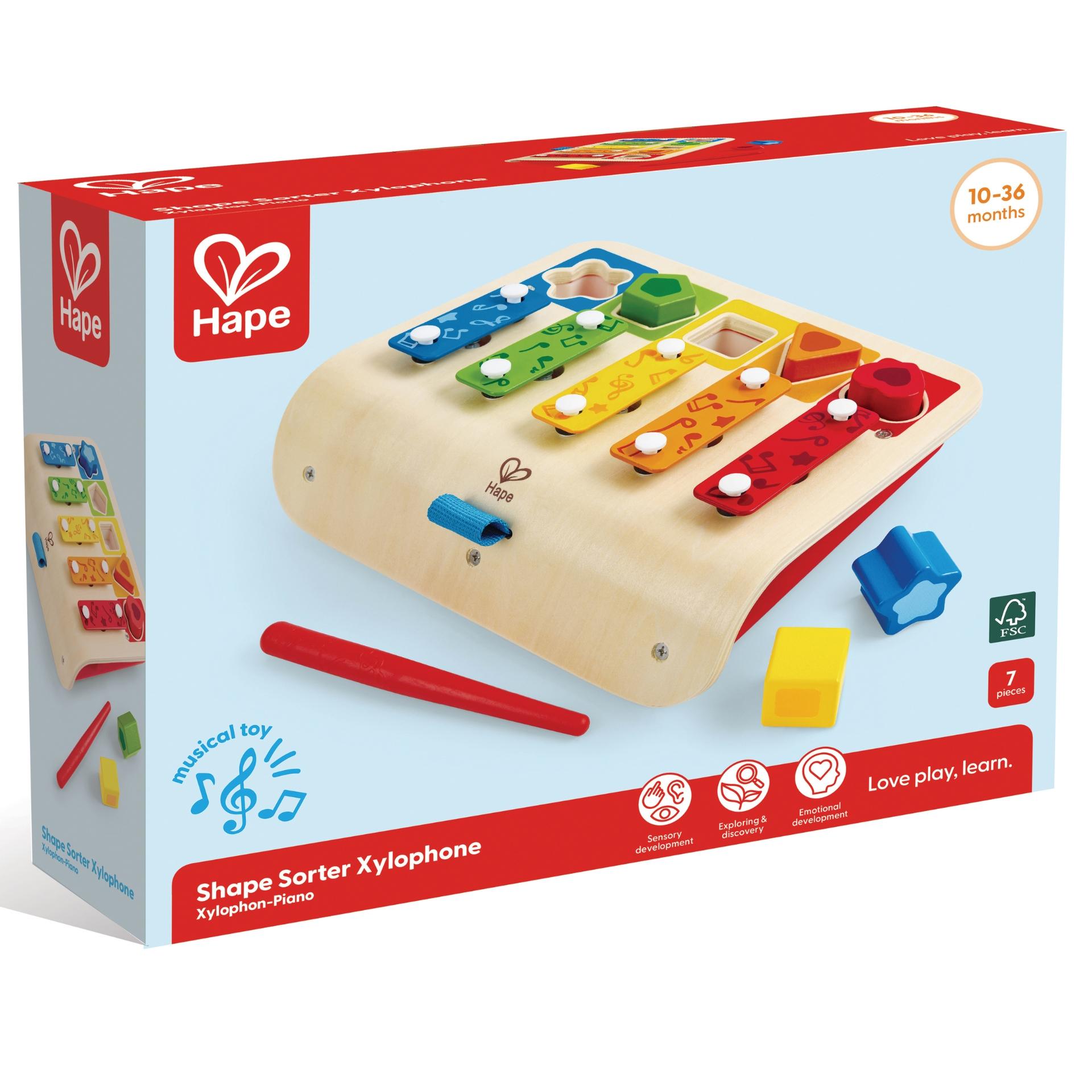 Jucarie din lemn – Xilofon cu puzzle