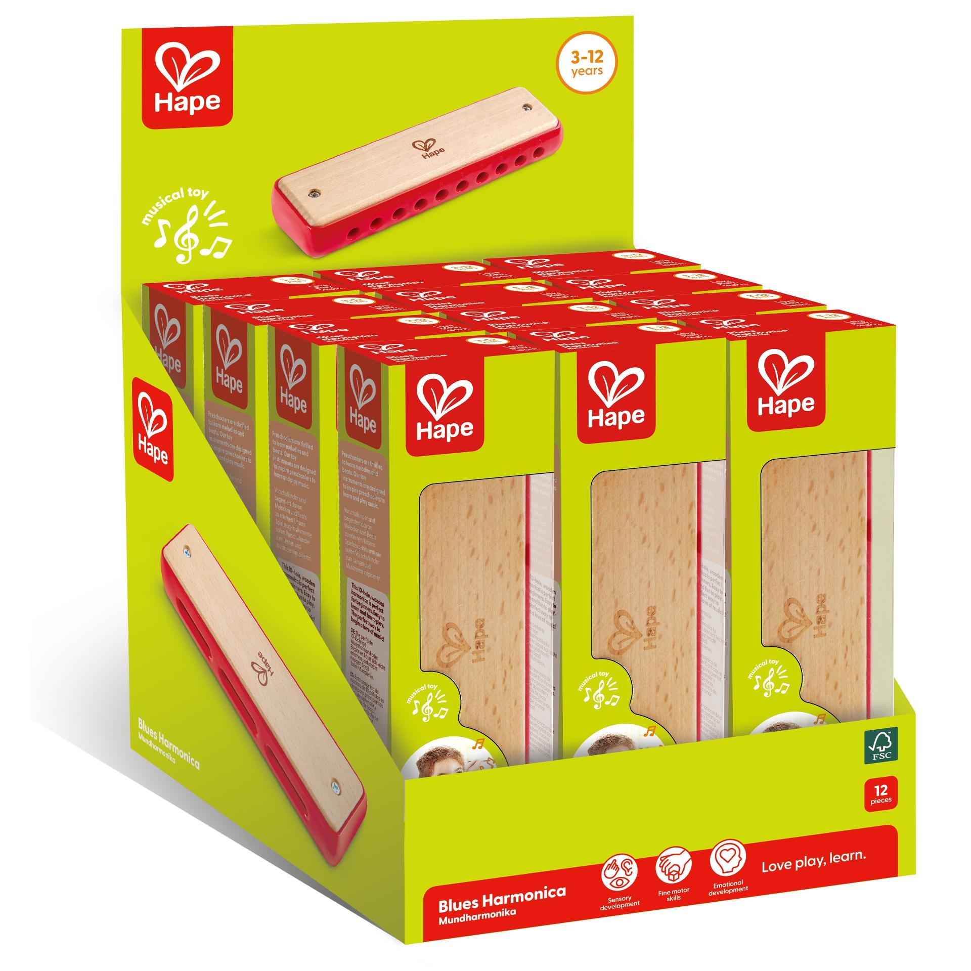 Muzicuta de jucarie din lemn pentru copii