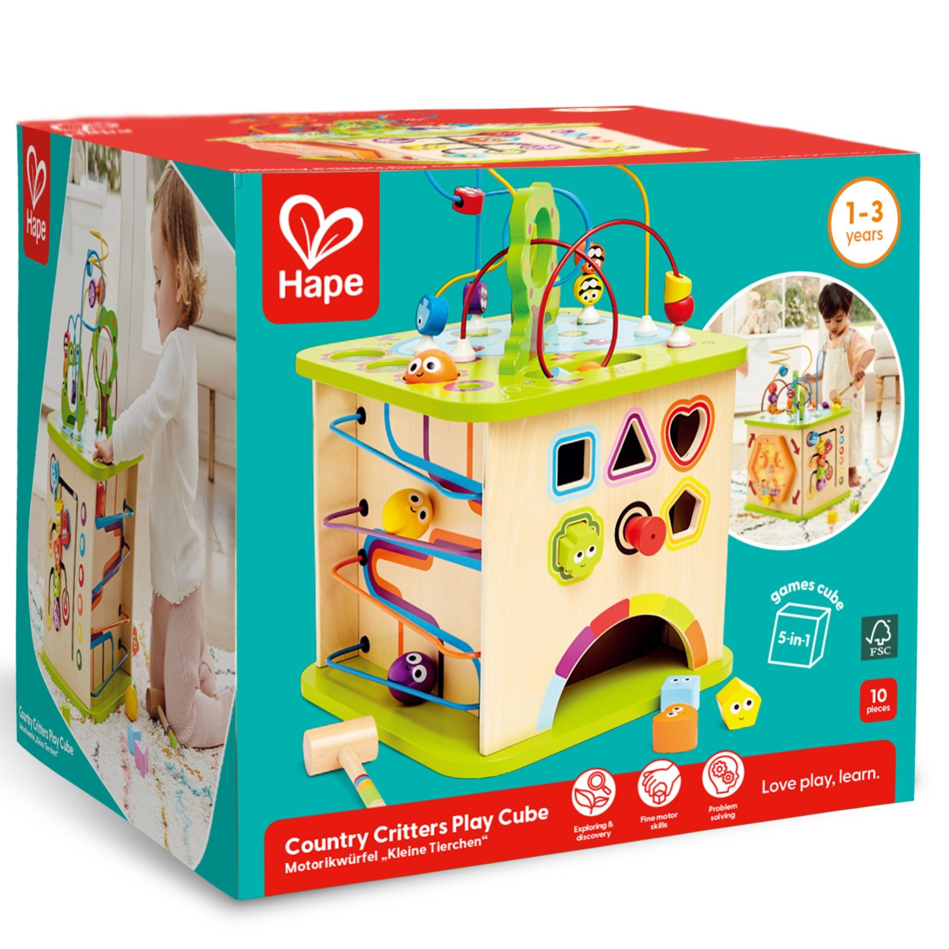 Jucarie din lemn - Centru de activitati cu elemente din natura