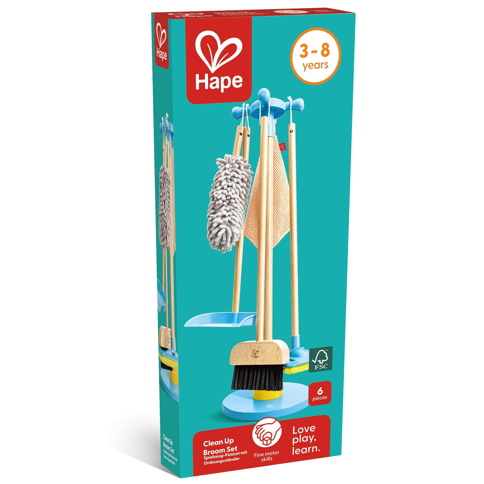 Jucarie - Set de curatenie cu matura pentru copii (6 piese)