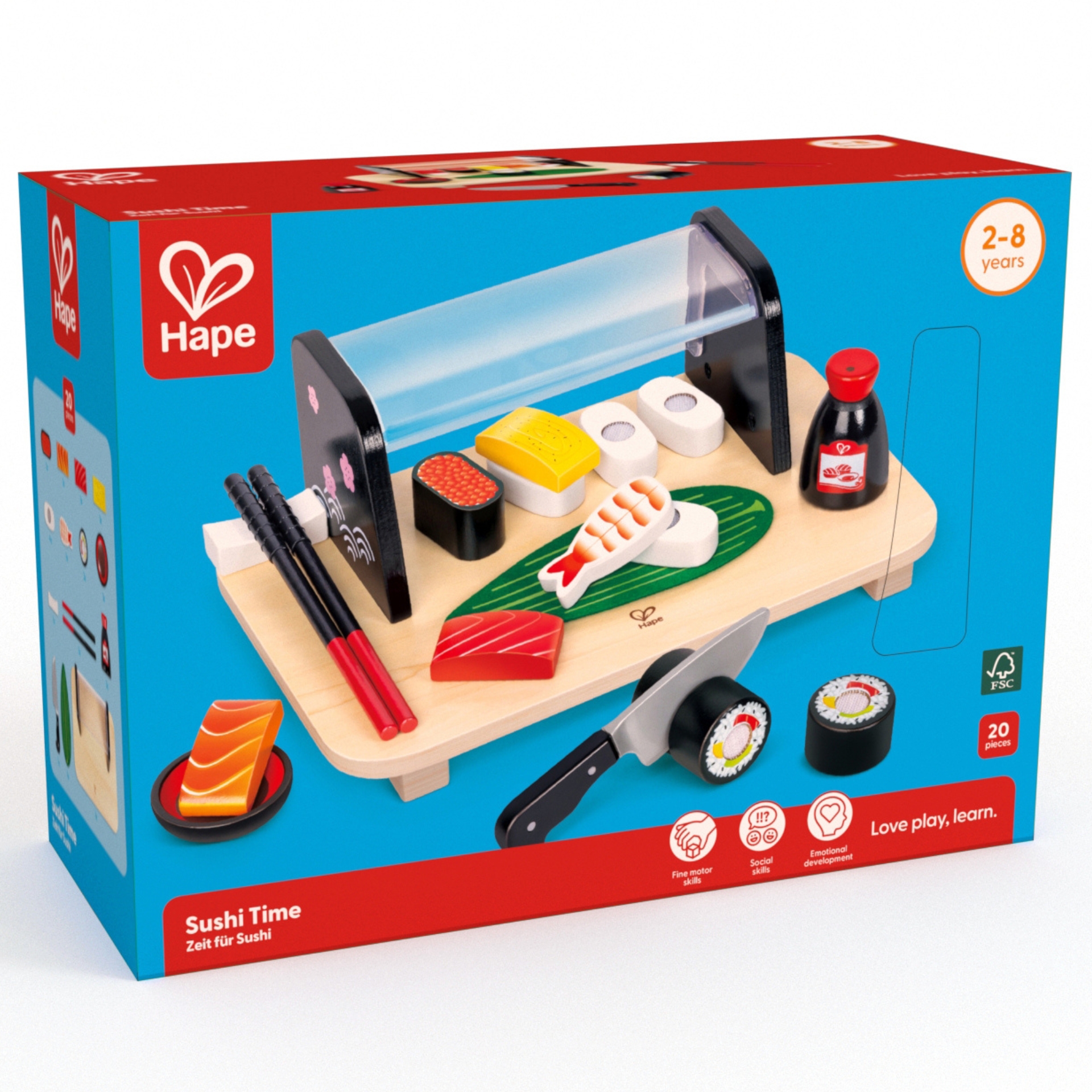 Jucarie din lemn pentru copii – Sushi (13 piese)