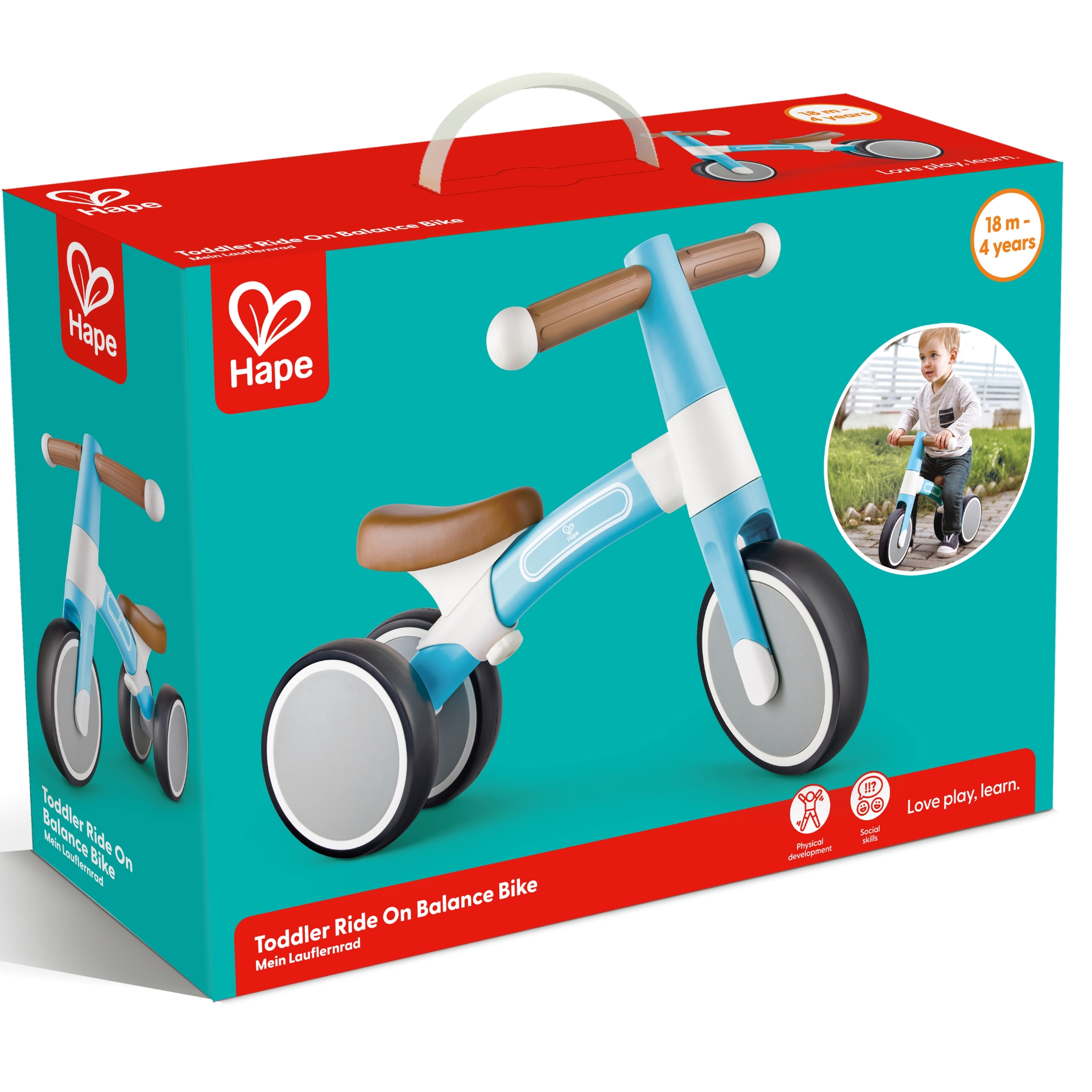 Jucarie - Bicicleta de echilibru, albastru deschis