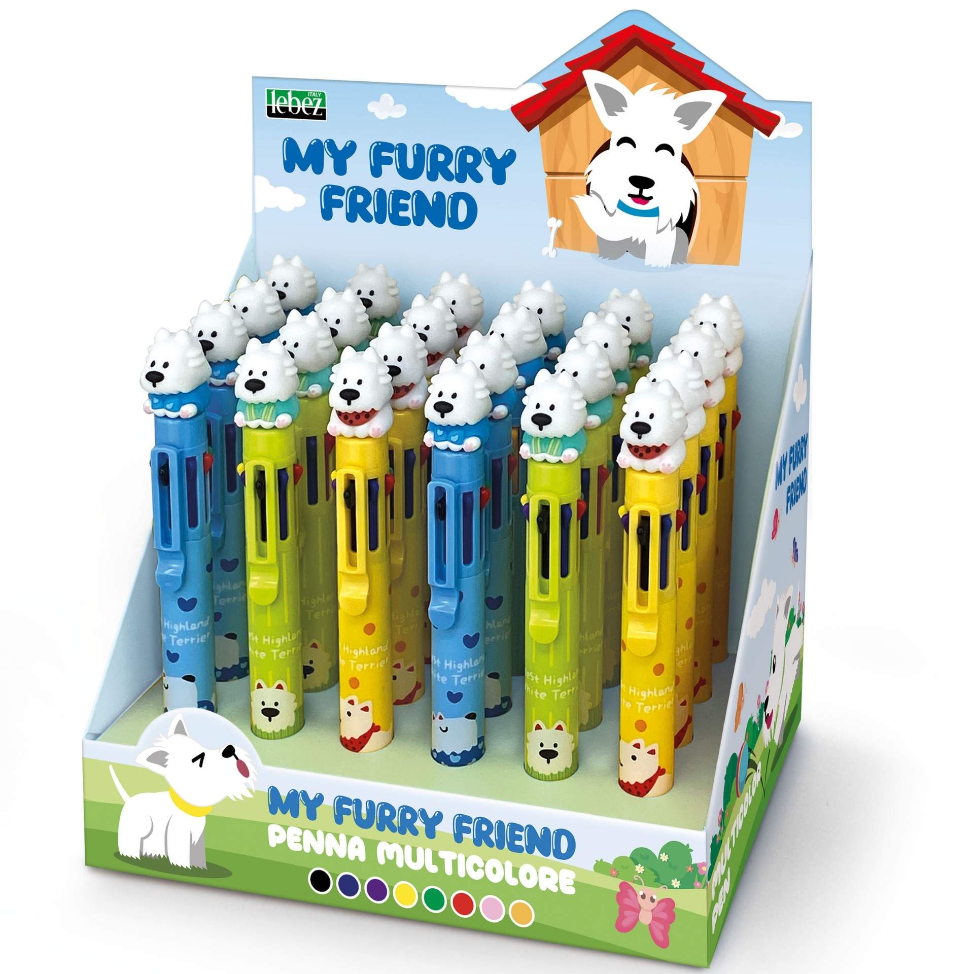 Pix multicolor 8 culori in 1 My Furry Friend, 3 modele (24 buc/display)