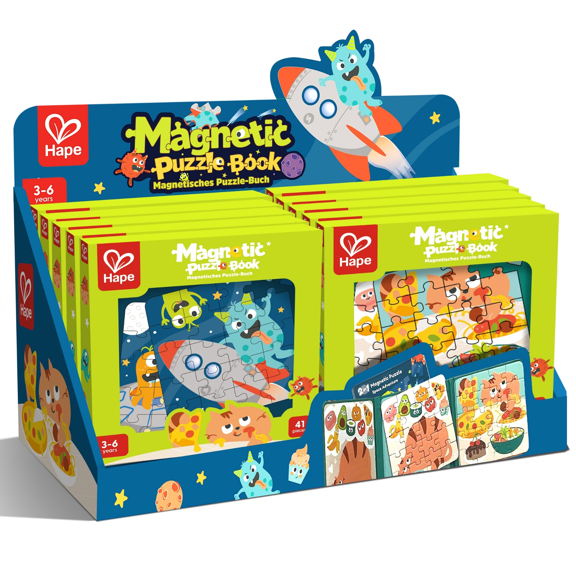 Jucarie – Carte puzzle magnetica
